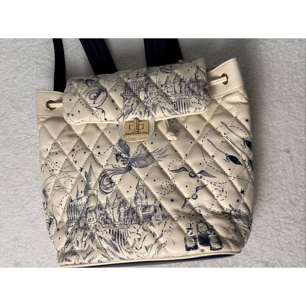 Harry Potter Hogwarts Icons Map Mini Backpack - Picture 5 of 16